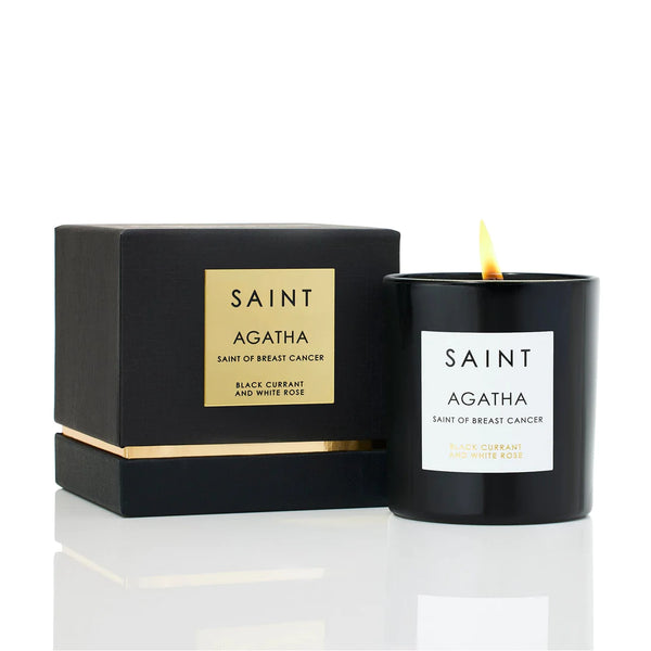 Saint Agatha - Saint of Breast Cancer  Candle