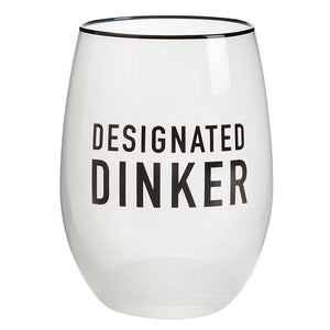 Stemless Wine Glass - Designated Dinker