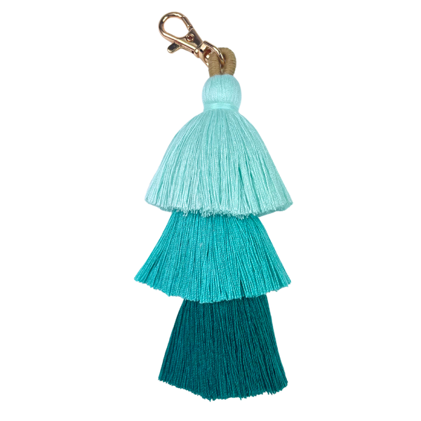 TASSEL | MANY COLORS & STYLES | Perfect Boho Accessory for Mahjong Tile Bags or Pouches: Purple- 3 Layer