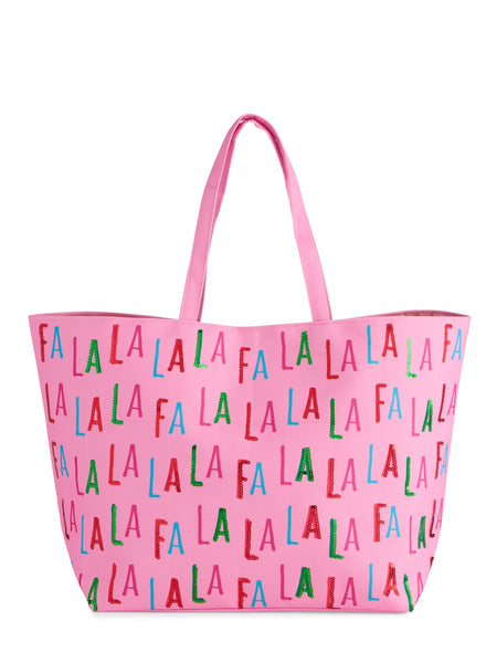 Fa La La Gifting Tote - Pink