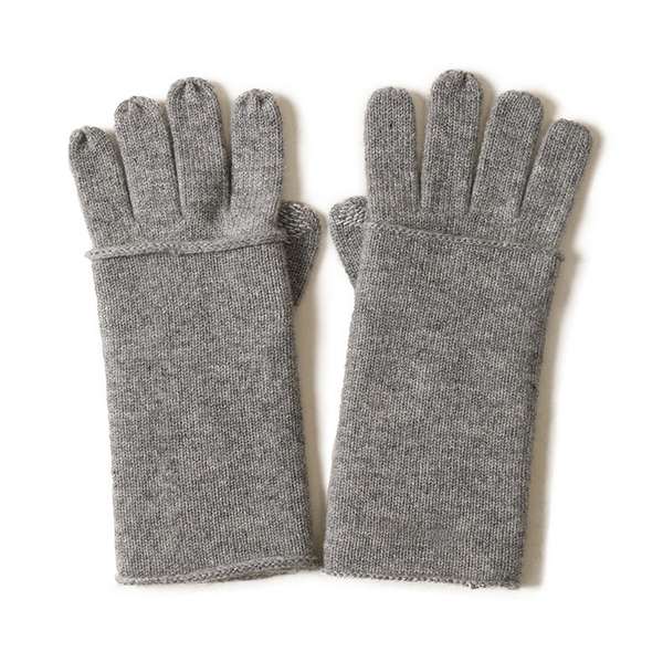 2-in-1 Cashmere Gloves – Full Finger Touchscreen_CWAG0530: KHAKI / (OS) 1