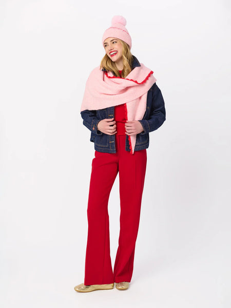 Kendra Triangle Scarf - Blush
