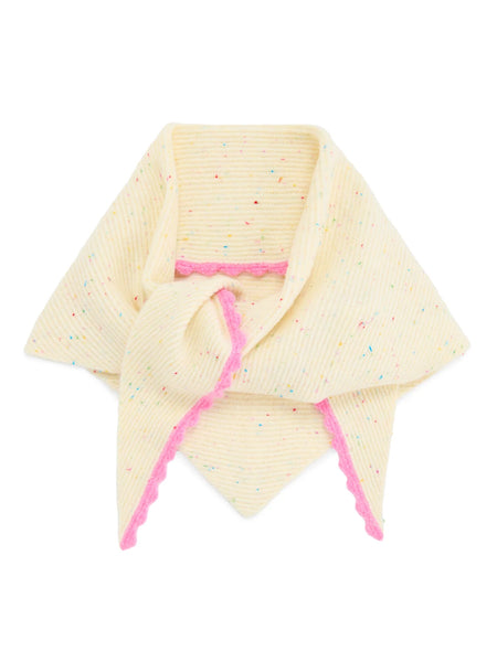 Kendra Triangle Scarf - Ivory