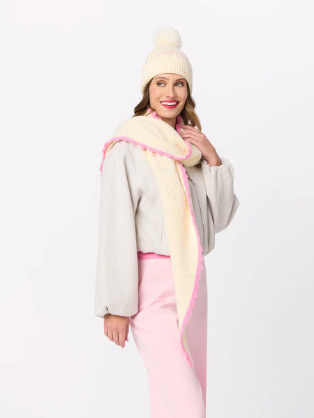 Kendra Triangle Scarf - Ivory