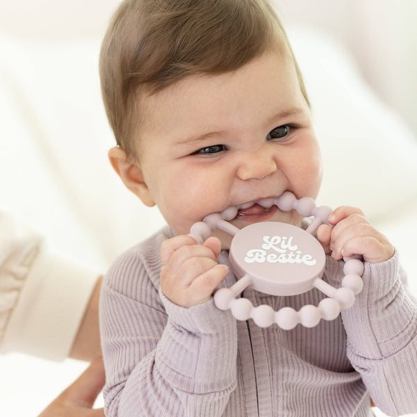 Lil Bestie Happy Teether: Purple