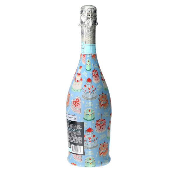 Birthday Patisserie Prosecco Bottle Wrap