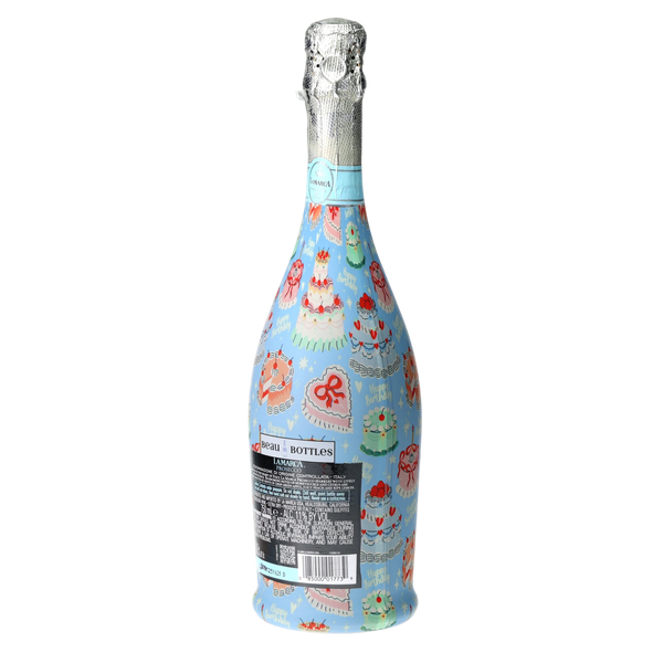 Birthday Patisserie Prosecco Bottle Wrap