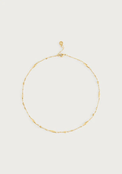Milos Multi Beaded Necklace - Gold