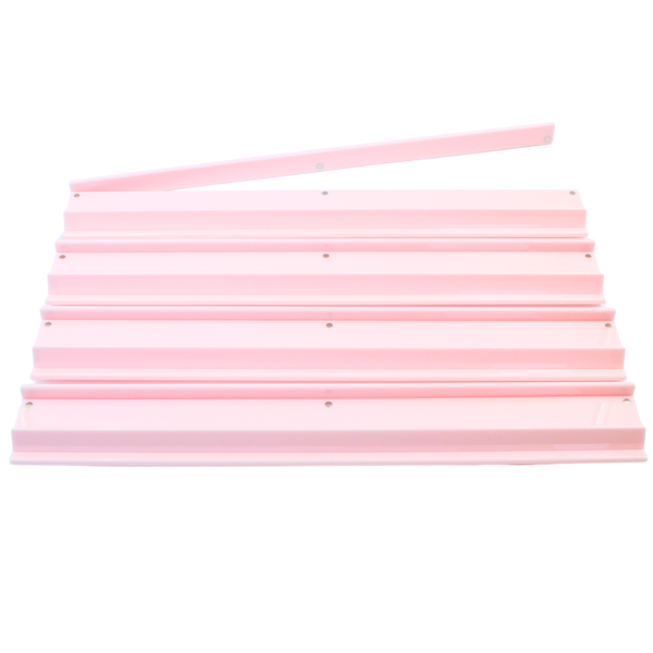 MAHJONG RACKS | Premium Acrylic | 4 Racks + 4 Pushers: Transparent Clear