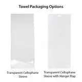 Tee Time Golf Towel, Golfing Decor, Waffle Weave Towel: Transparent Cellophane Sleeve