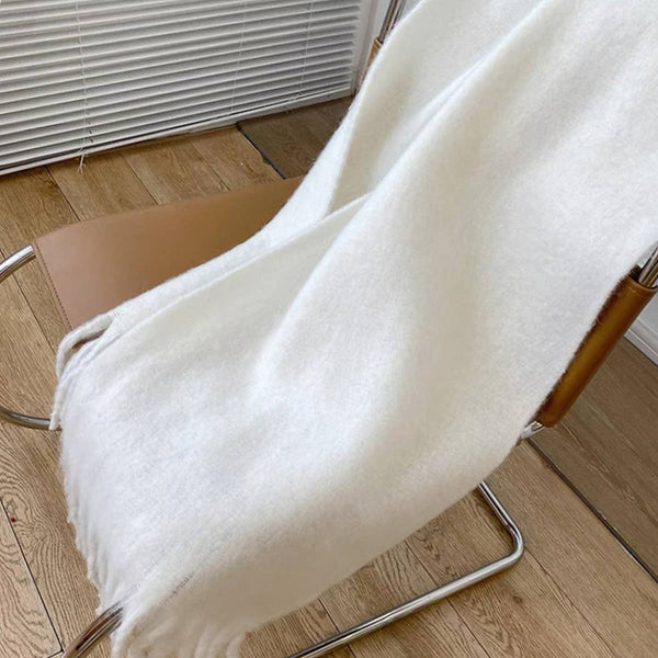 Soft Mohair Feel Scarf - Cozy Winter Wrap_CWASC0323: RUST / (OS) 1