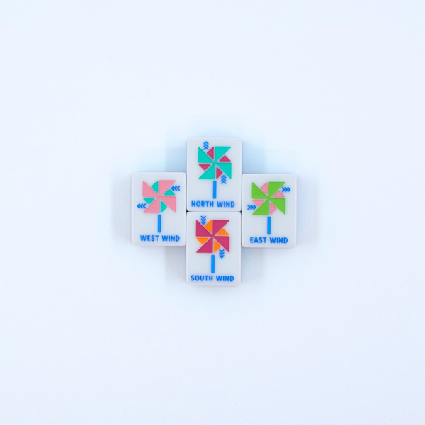 Crystal Prism Blue | Mahjong with Bold Angles and Vibrant Vibes | 1.25" x 0.9" x 0.7"