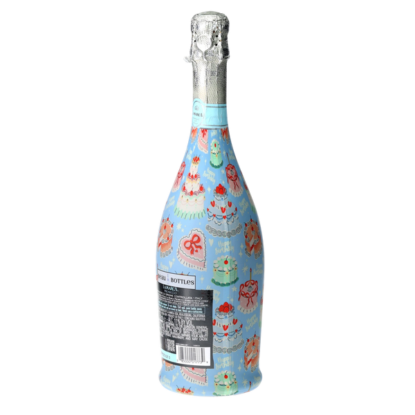 Birthday Patisserie Prosecco Bottle Wrap