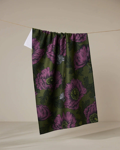 Potion Poppies Tea Towel