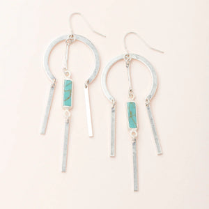 Dream Stone Earring - Turquoise/Silver
