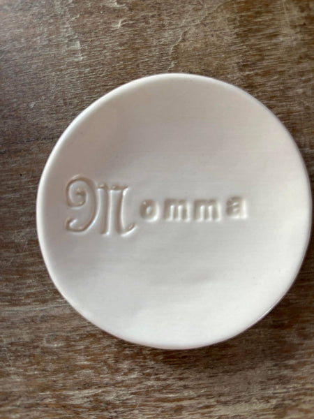 Momma Ring Dish | Mother's Day Gift | Handmade Pottery