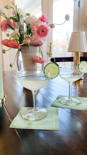 Olive (Green) Cocktail Napkin Roll