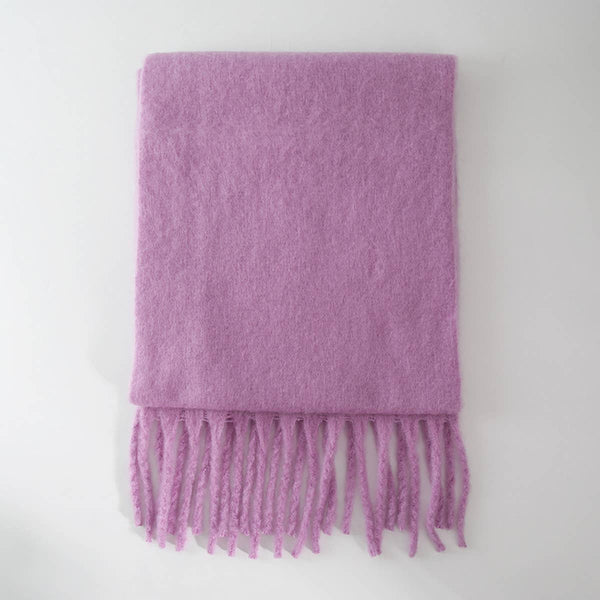 Soft Mohair Feel Scarf - Cozy Winter Wrap_CWASC0323: ROYAL / (OS) 1