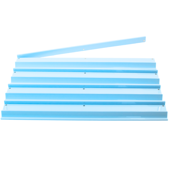 MAHJONG RACKS | Premium Acrylic | 4 Racks + 4 Pushers: Transparent Clear