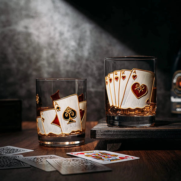 Casino Glasses Set of 2