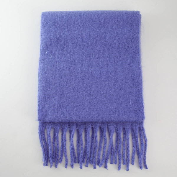Soft Mohair Feel Scarf - Cozy Winter Wrap_CWASC0323: OLIVE / (OS) 1