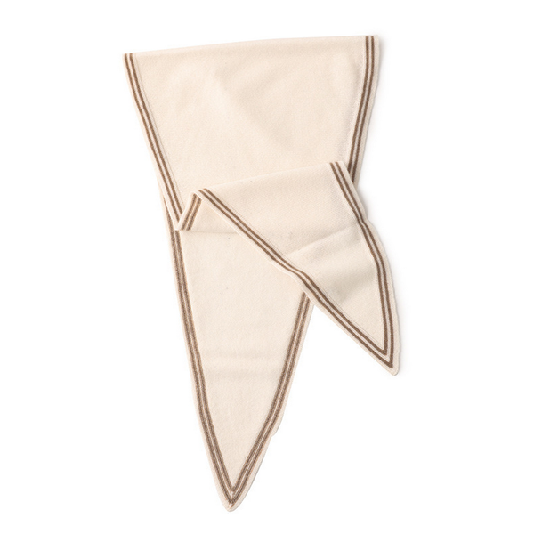 Lightweight Knit Wrap – Soft Triangle Neck Scarf_CWASC2704: LIGHTGREY / (OS) 1