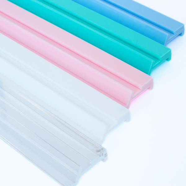 MAHJONG RACKS | Premium Acrylic | 4 Racks + 4 Pushers: Transparent Clear