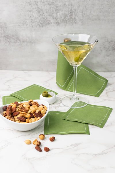 Olive (Green) Cocktail Napkin Roll