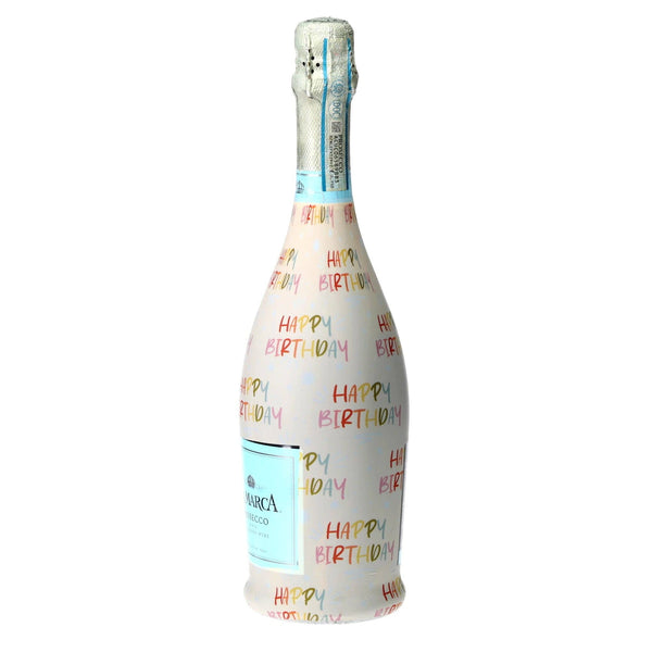 Birthday in Pastel Prosecco Bottle Wrap