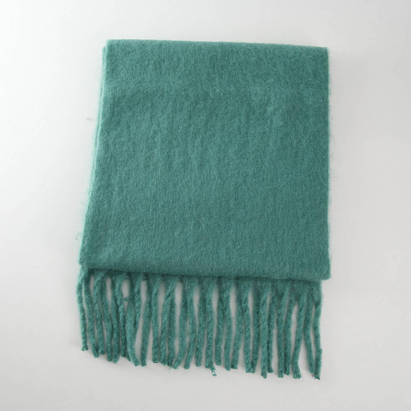 Soft Mohair Feel Scarf - Cozy Winter Wrap_CWASC0323: RUST / (OS) 1