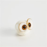 Alabaster Big Eyed Owl