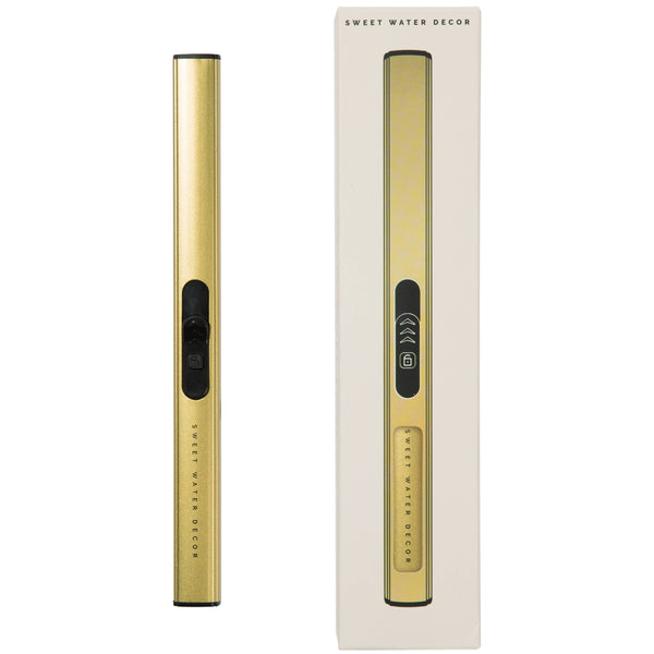 *NEW* Gold Rechargeable Electric Lighter - Decor