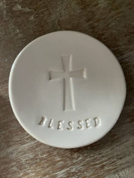 Blessed Baptism Christening First Communion Cross Gift