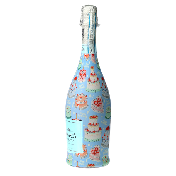 Birthday Patisserie Prosecco Bottle Wrap