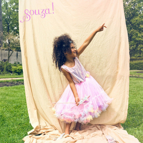 Jocelyne Fancy Dress - Special Event Apparel for Girls (2 sizes): 3-4 years