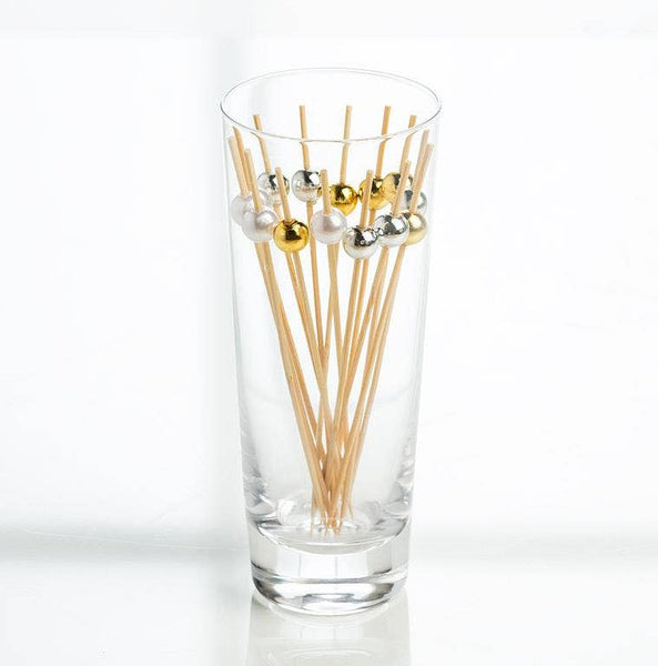 100 Piece Gold Ball Pick-4.5"L