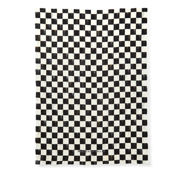 Courtly Check Printed Dish Towel