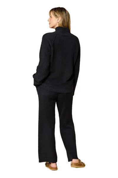 Marshmallow Rib Mock Neck with Long Pant, various colors