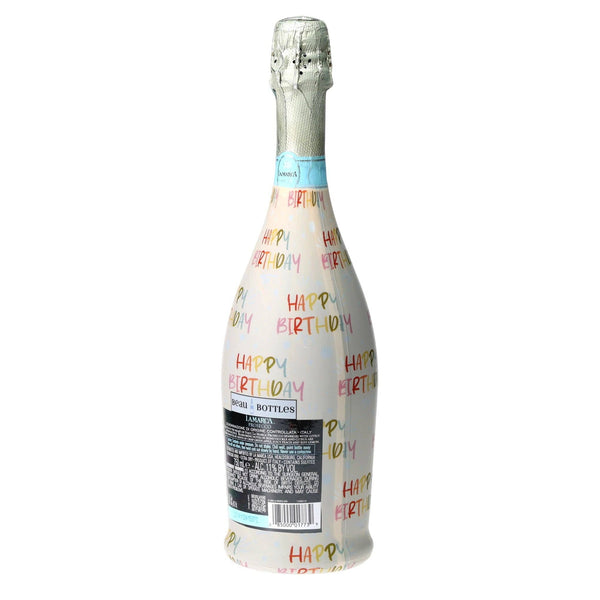 Birthday in Pastel Prosecco Bottle Wrap