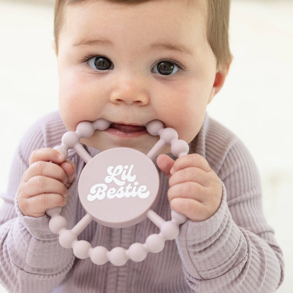 Lil Bestie Happy Teether: Purple