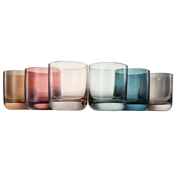 Old-Fashioned Drinking Glasses Set of 6 | 9.6oz