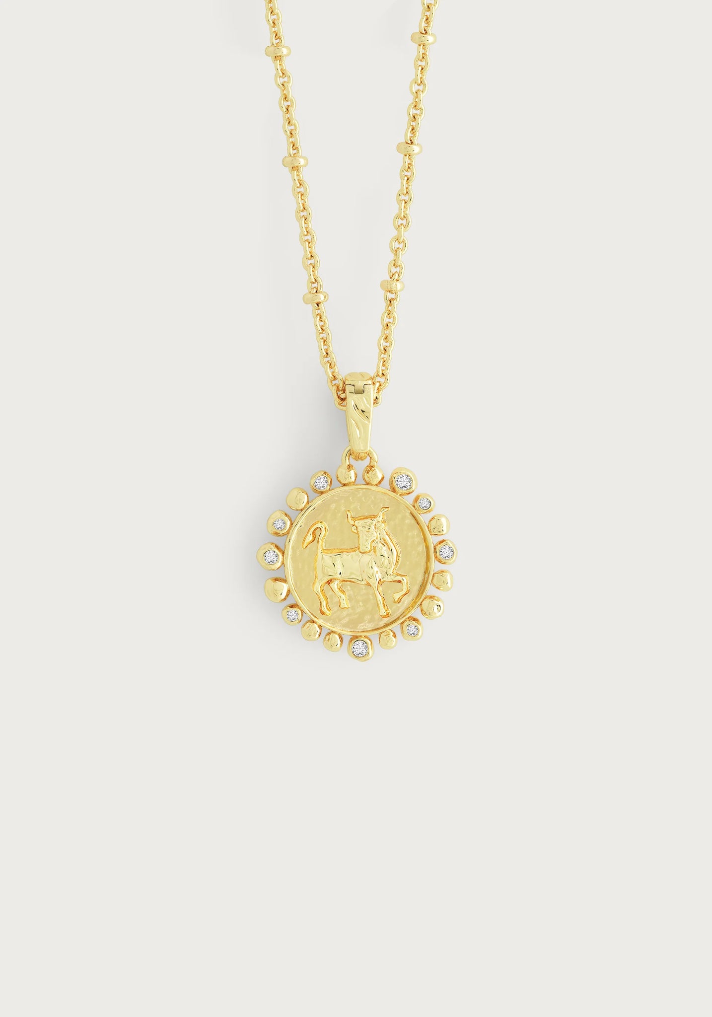 Zodiac Pendent Necklace - Taurus