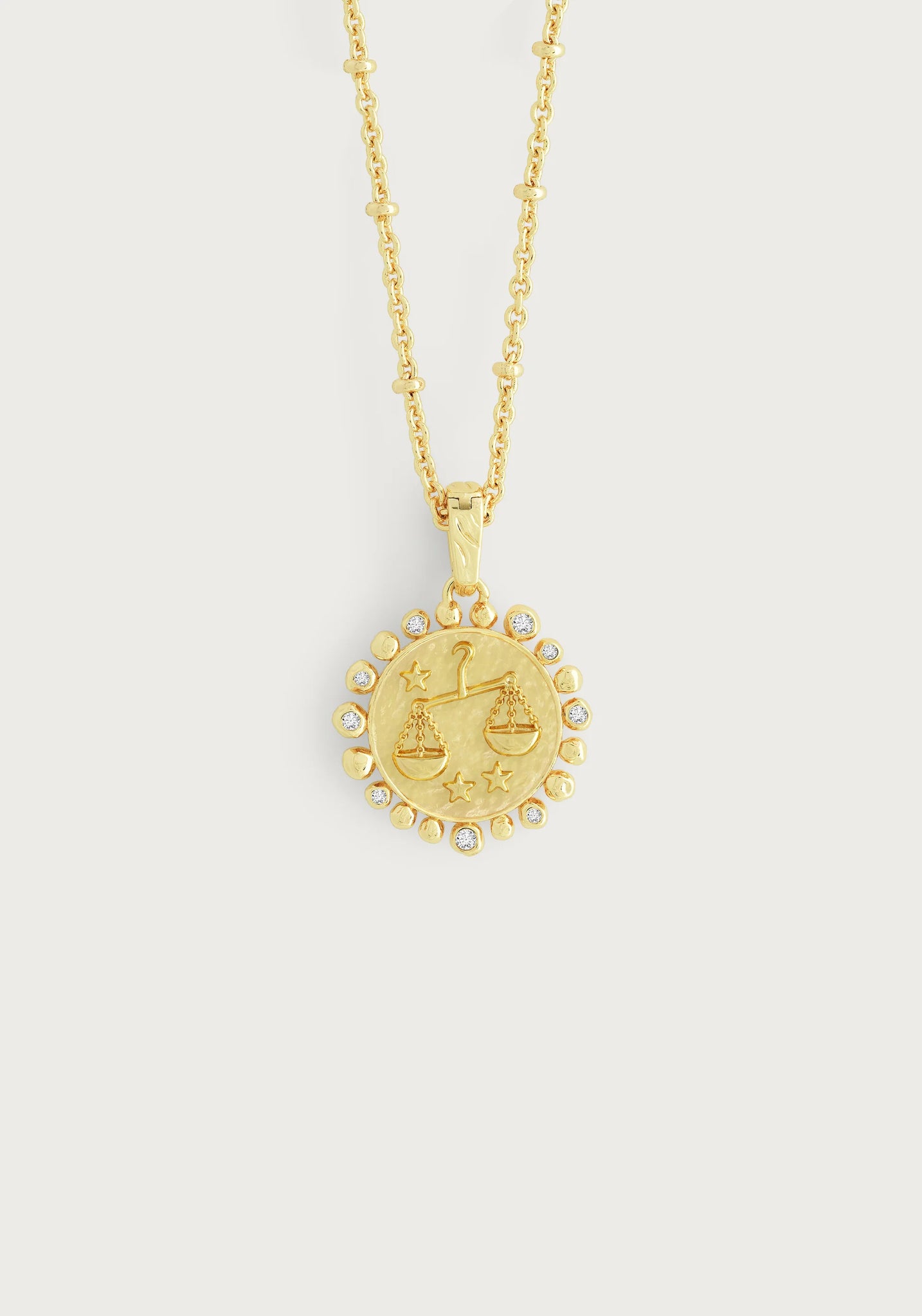 Zodiac Pendent Necklace - Libra