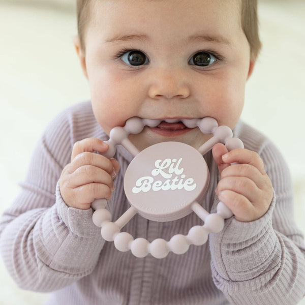 Lil Bestie Happy Teether: Purple