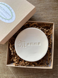 Momma Ring Dish | Mother's Day Gift | Handmade Pottery