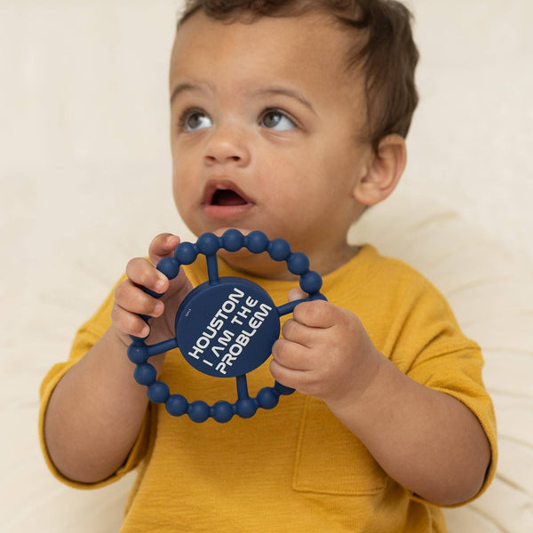 Houston I am the Problem Happy Teether