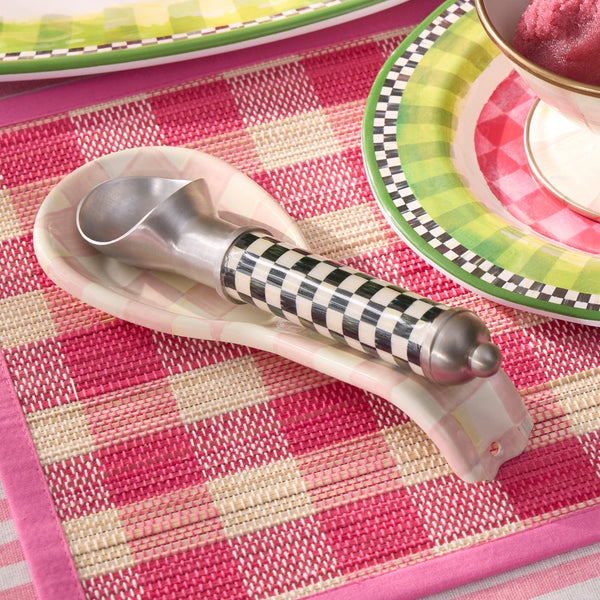 Rosy Check Spoon Rest