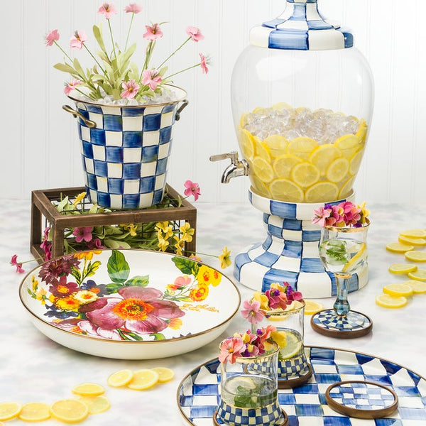 White Flower Market Abundant Bowl