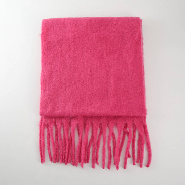 Soft Mohair Feel Scarf - Cozy Winter Wrap_CWASC0323: ROYAL / (OS) 1