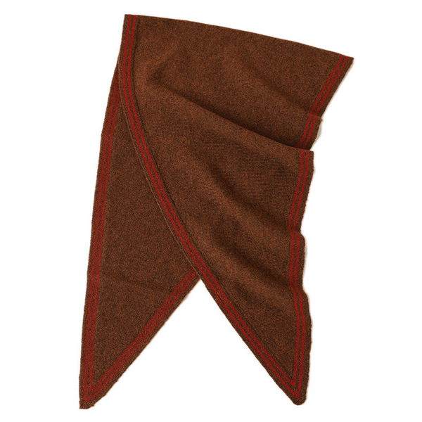 Lightweight Knit Wrap – Soft Triangle Neck Scarf_CWASC2704: LIGHTGREY / (OS) 1